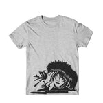 Ally (peeking) Icons Collection Stencil by Bill Burns On Tee Shirt