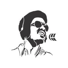Stevie Icons Collection Stencil by Bill Burns