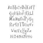 Girls are Weird Alphabet Stencil Set