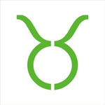 Taurus Zodiac Sign Shape Stencil