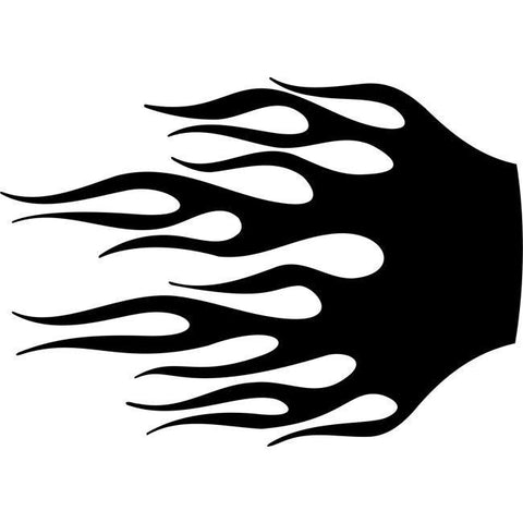 En Fuego Flame Stencil