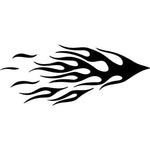 Solar Flare Flame Stencil