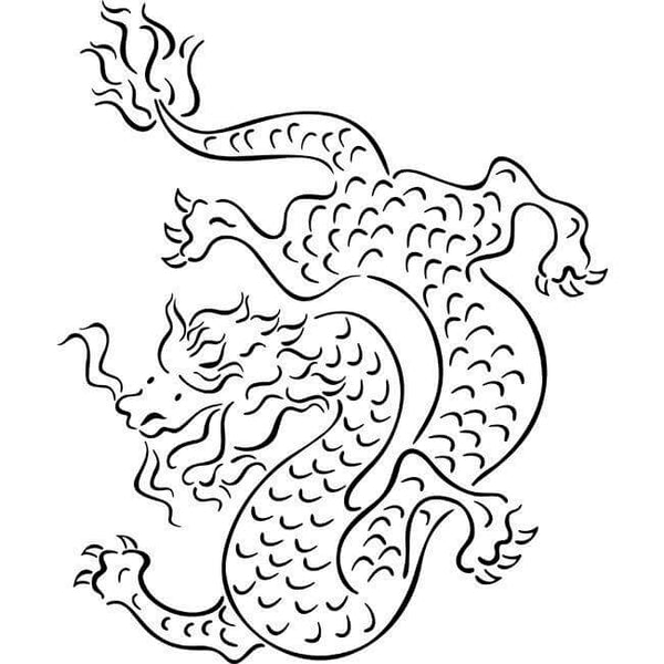 Oriental Dragon Stencil oriental-dragon-stencil