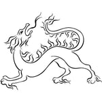 Celestial Dragon Stencil