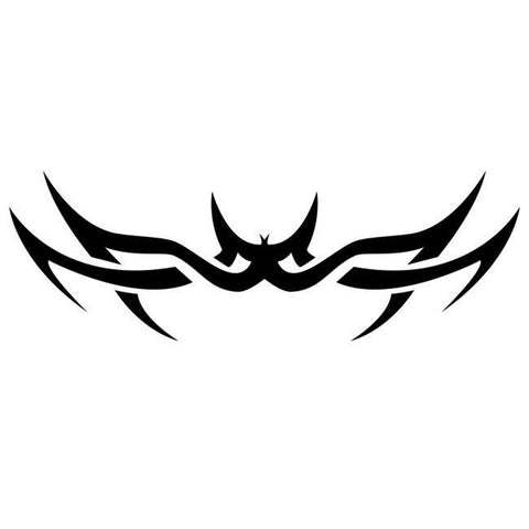 Spiked Tribal Tattoo Stencil