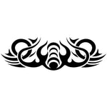 Wave Tribal Tattoo Stencil