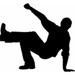 Break Dancer 1 - Wall Stencil