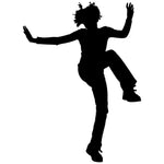 Dancing Silhouette 03 Stencil by Crafty Stencil