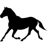 Horse Wall Stencil Running