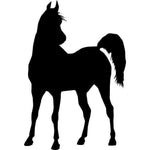 Horse Wall Stencil Alert