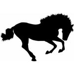 Horse Wall Stencil Running 4