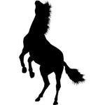 Horse Wall Stencil On Hind legs 