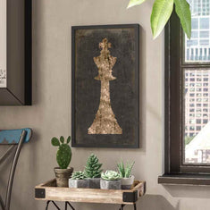 Chess Wall Stencils In Frame