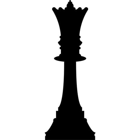 Queen Chess Stencil