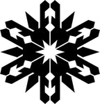 Spiked Snowflake Craft Stencil