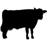 Lady In Waiting Cow Stencil 01