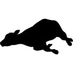 Sleeping Cow Stencil