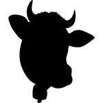 Bull Bust Stencil