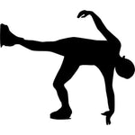 Figure Skating Wall Stencils