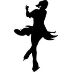 Figure Skating Wall Stencils