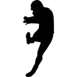 Football Player Wall Stencil 6