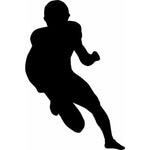 Football Player Wall Stencil 8