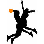 Basketball Player Wall Stencil 7
