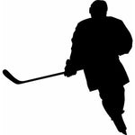 Hockey Wall Stencils Skating 2