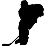 Hockey Wall Stencils Skating 3