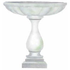 Birdbath Wall Stencil