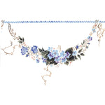 Flower Garland 2 Wall Stencil by DeeSigns