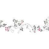 Jasmine Vine Border Wall Stencil by DeeSigns