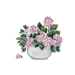 Hydrangea Bowl Wall Stencil by DeeSigns