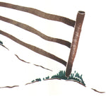 Horse Fence Wall Stencil by DeeSigns