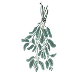 Hanging Sage Herbs Wall Stencil by DeeSigns