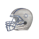 Football Helmet Wall Stencil by DeeSigns