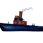 Tug Boat Wall Stencil by DeeSigns