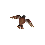 Flying Thrush Wall Stencil by DeeSigns