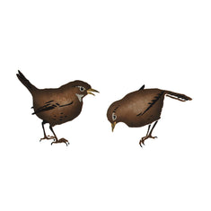 Wrens Wall Stencil by DeeSigns