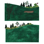 Golf Course Wall Stencil by DeeSigns
