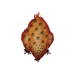 Floral Fowl Hen Wall Stencil by DeeSigns