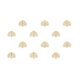 Formal Shell Allover Pattern Wall Stencil by DeeSigns