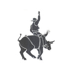Wild Rider Cowboy Wall Stencil by DeeSigns