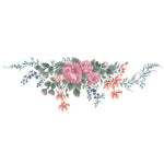 Peonies 'A' Spray Wall Stencil by DeeSigns