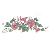 Moon Flower Spray Wall Stencil by DeeSigns