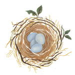 Nest of Eggs Wall Stencil by DeeSigns