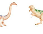 Dinosaur Border Wall Stencil