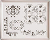 Fleur de Lis Furniture Stencil Set