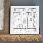 Mudcloth All Over Stencil Pattern (10 mil plastic)