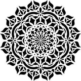 Asana Mandala Stencil